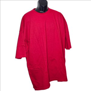 Bundle Of 10 Red Short Sleeve T- Shirts Men's Big & Tall Size 5XL